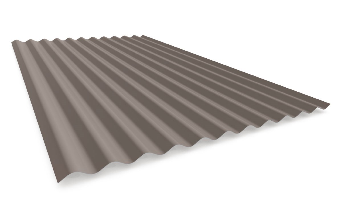 CGI Fence Sheet Premium .35mm BMT Banyan Brown