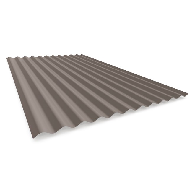 CGI Fence Sheet Premium .35mm BMT Banyan Brown