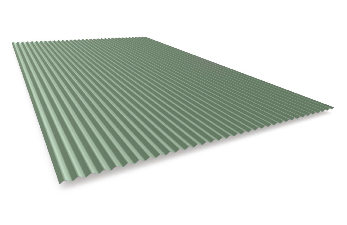 CGI Mini Fence Sheet Premium .35mm BMT Mist Green