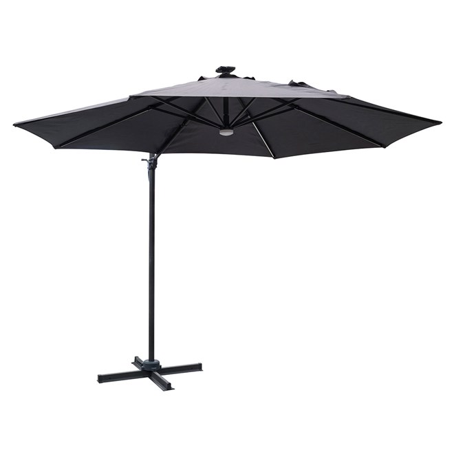 Round Umbrella with LED Light 2.95m