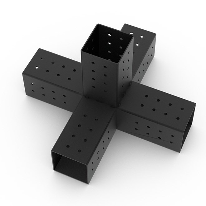 Toja Grid QUINT Pergola Expansion Bracket for 90 x 90 Posts