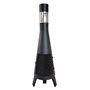 Stratco Black Steel Chiminea