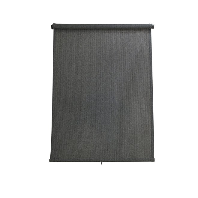 Coolaroo Outdoor Retractable Blind 2.1m X 2.1m Charcoal