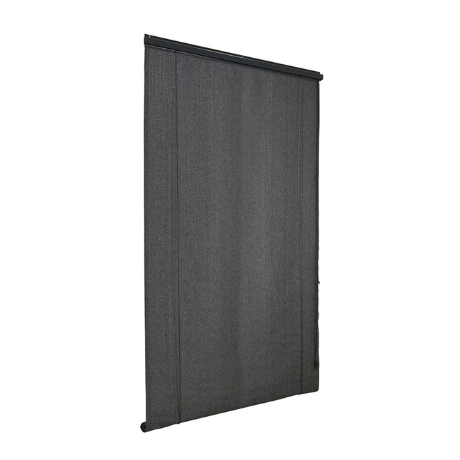 Coolaroo Outdoor Roll Up Blind 2.4m X 2.1m Charcoal