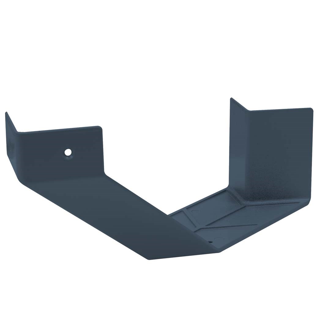 Edge Gutter 160 External Cast Angle 90° Dark Stone