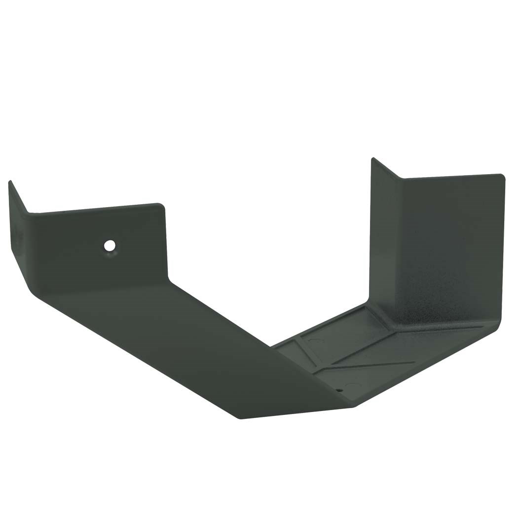 Edge Gutter 160 External Cast Angle 90° Slate Grey