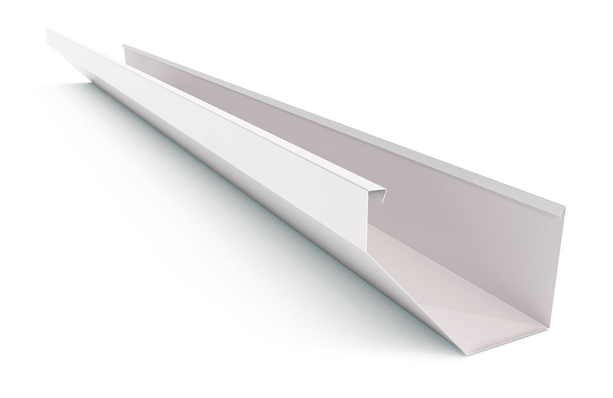 Edge Gutter 160mm Width Colour Off White