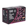 100 Piece Pink Outdoor Solar Lights