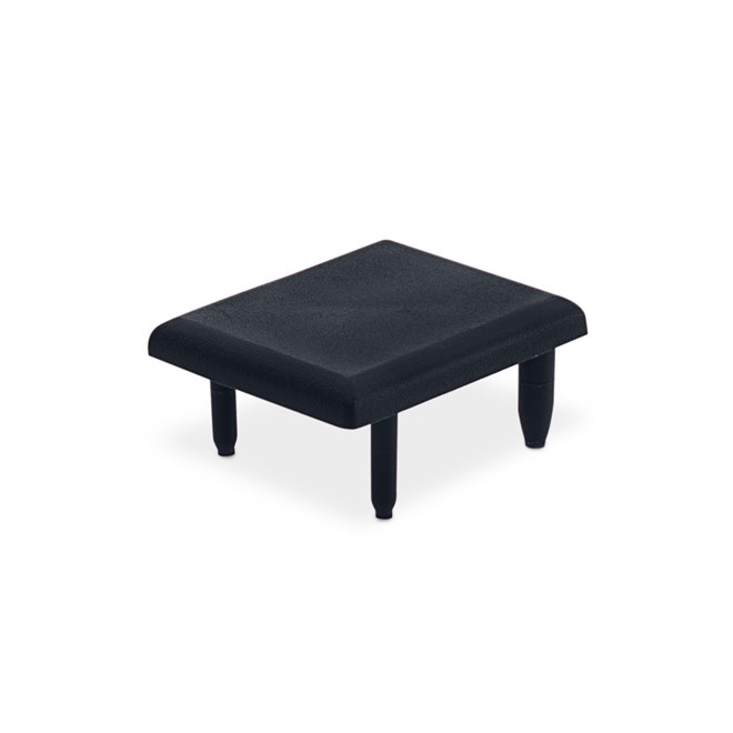 Ezi-Slat Frame Cap 30x25mm Dark Stone