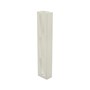 Ezi-Slat Louvre Left Hand Frame Suit 75mm Blades 9mm Spacing Off White 2400mm