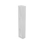 Ezi-Slat Louvre Left Hand Frame Suit 75mm Blades 9mm Spacing White 2400mm