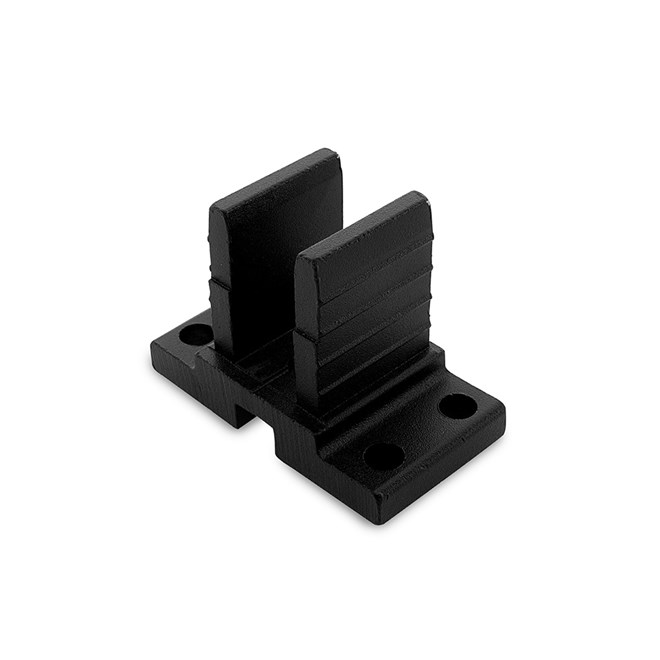 Ezi-Slat Foot Upstand Suit 50x50mm Post Black