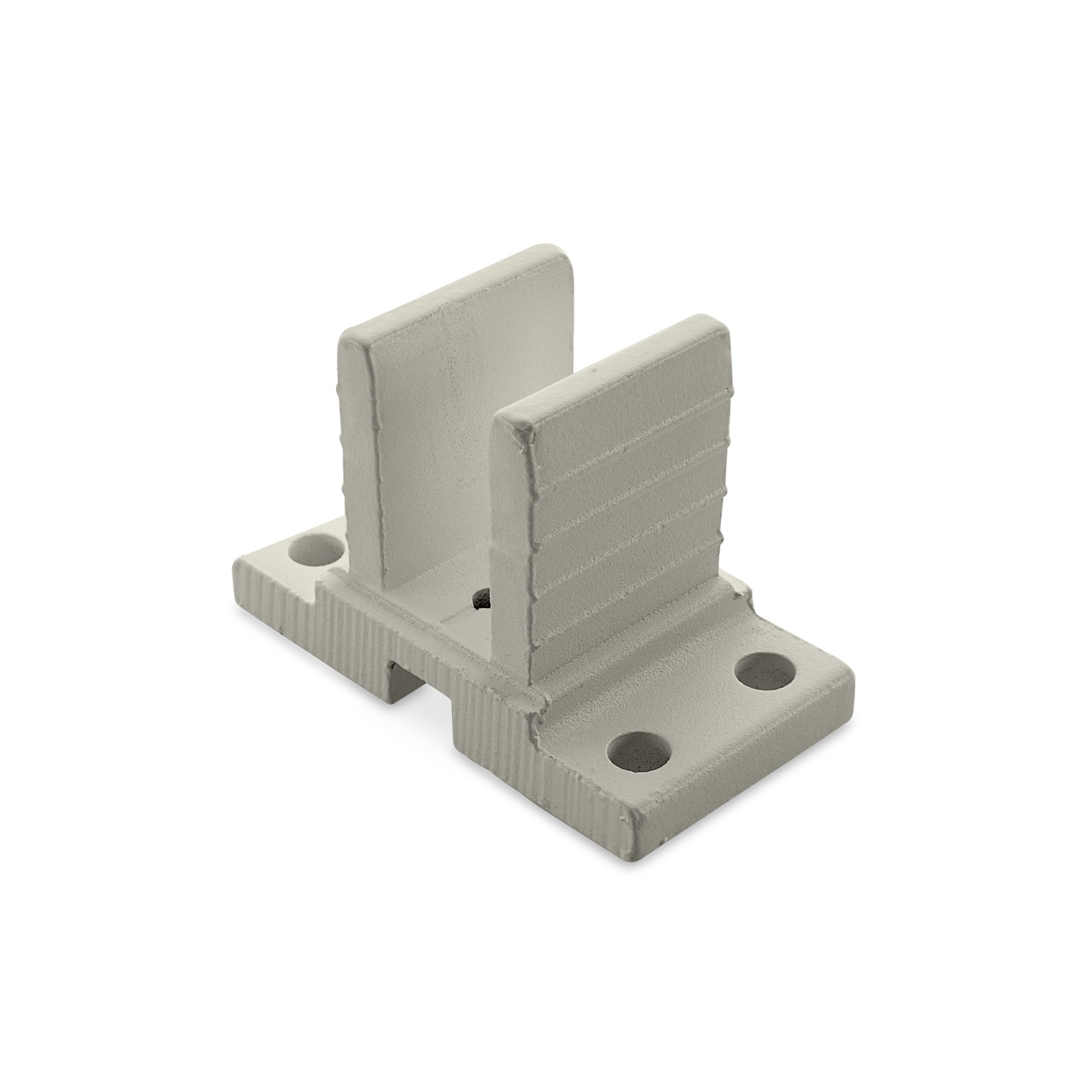 Ezi-Slat Foot Upstand Suit 50x50mm Post Off White