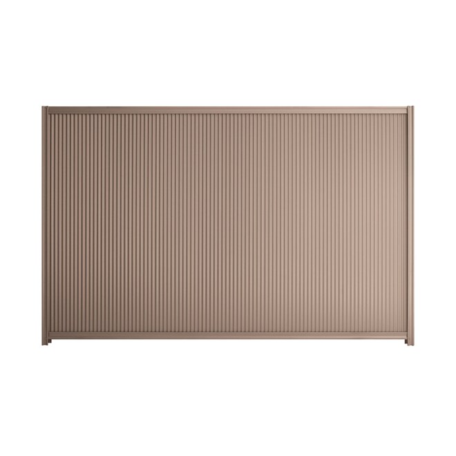 Good Neighbour CGI Mini 1500mm High Fence Panel Sheet: Biege, Post/Track: Beige