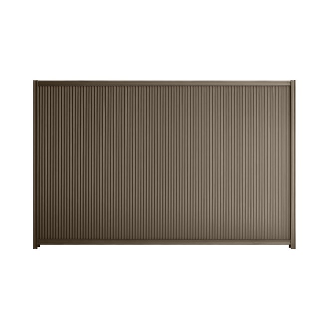 Good Neighbour® CGI Mini 1500mm High Fence Panel  Sheet: Banyan Brown, Post/Track: Banyan Brown