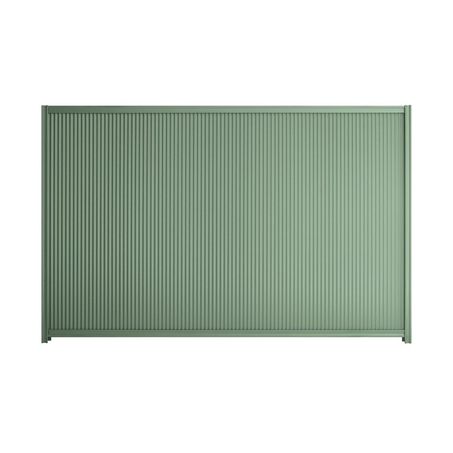 Good Neighbour CGI Mini 1500mm High Fence Panel Sheet: Mist Green, Post/Track: Mist Green