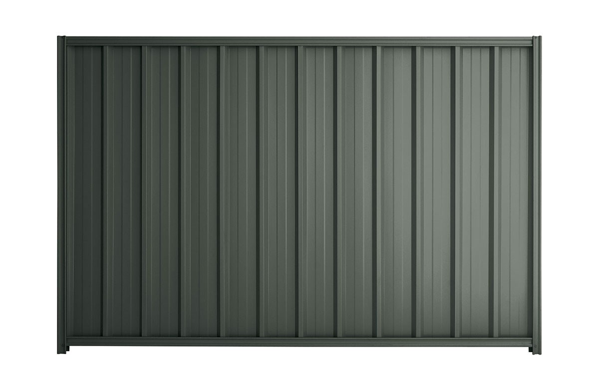 Good Neighbour Superdek 1800mm High Fence Panel Sheet: Slate Grey, Post/Track: Slate Grey