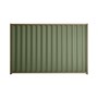 Good Neighbour® Wavelok® 1200mm High Fence Panel Sheet: Mist Green Post/Track: Beige