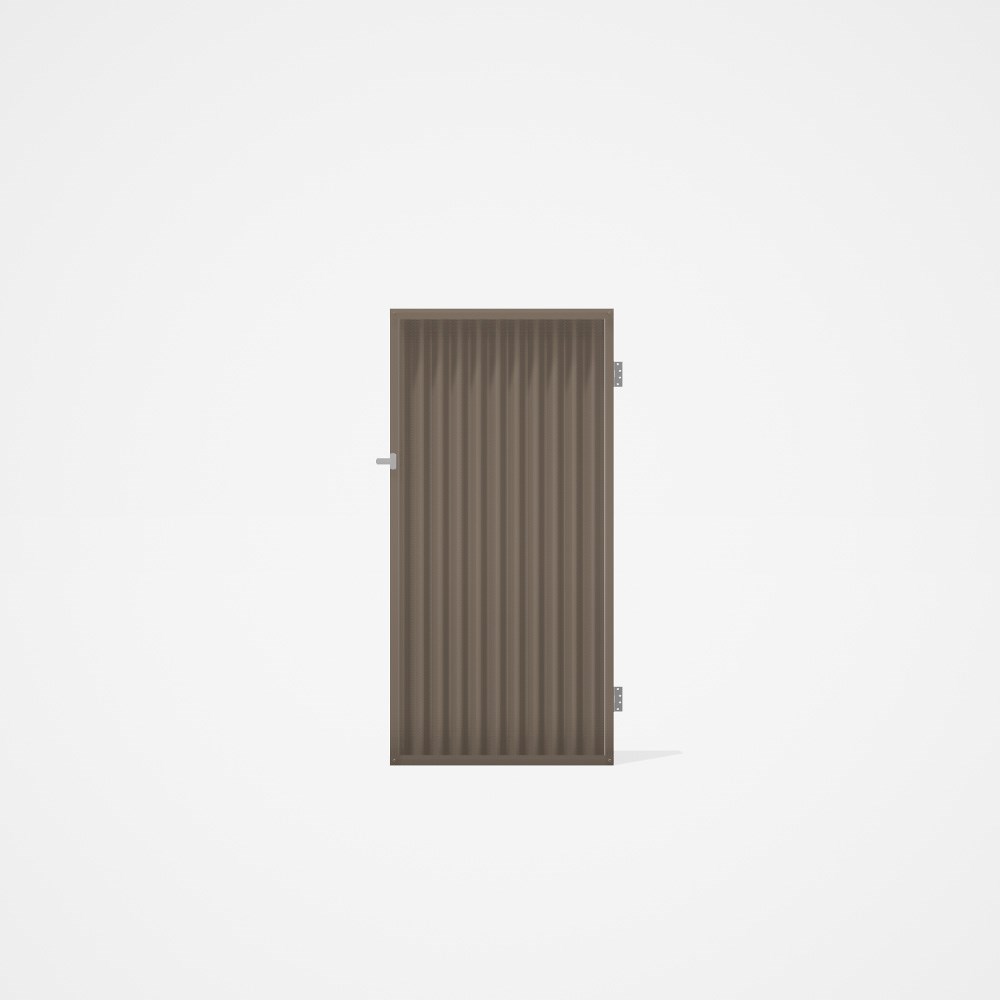 Good Neighbour® CGI Single Gate Standard .32 BMT1.8m High Sheet: Beige, Frame: Beige