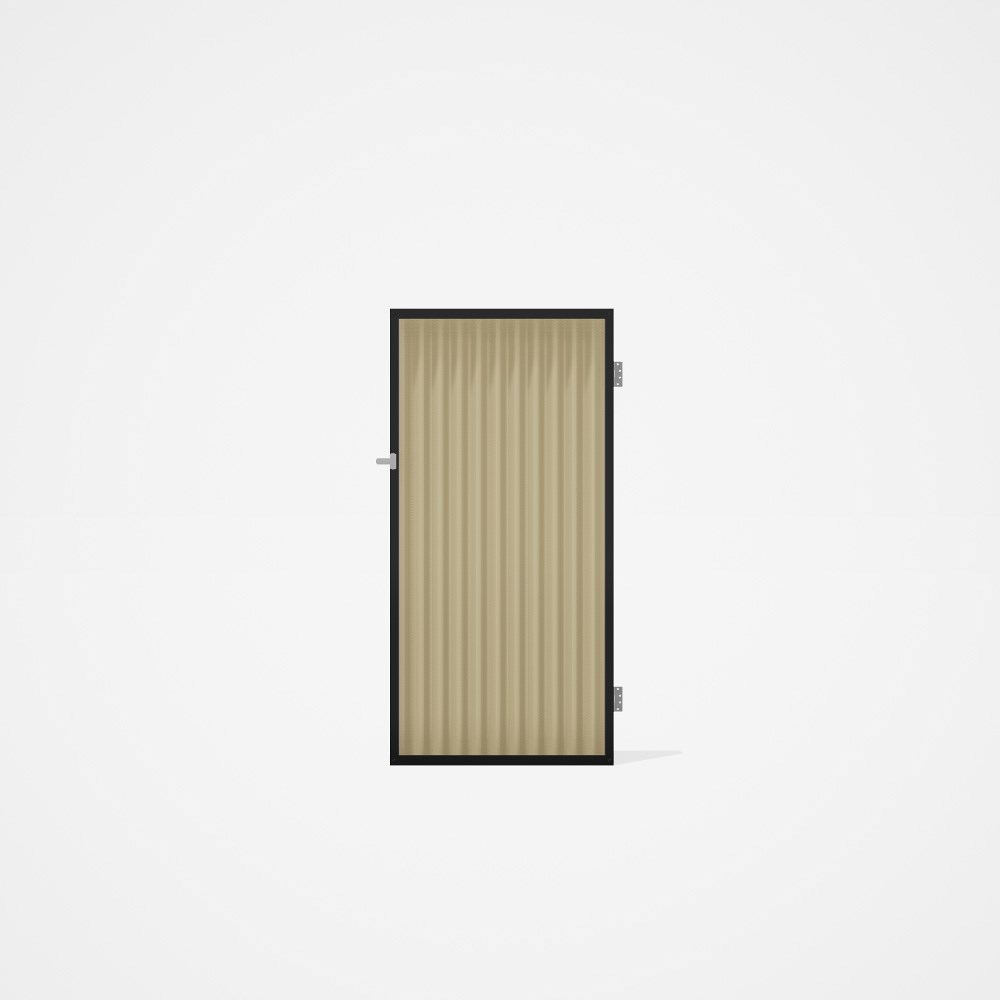 Good Neighbour® CGI Single Gate Standard .32 BMT1.8m High Sheet: Primrose, Frame: Primrose