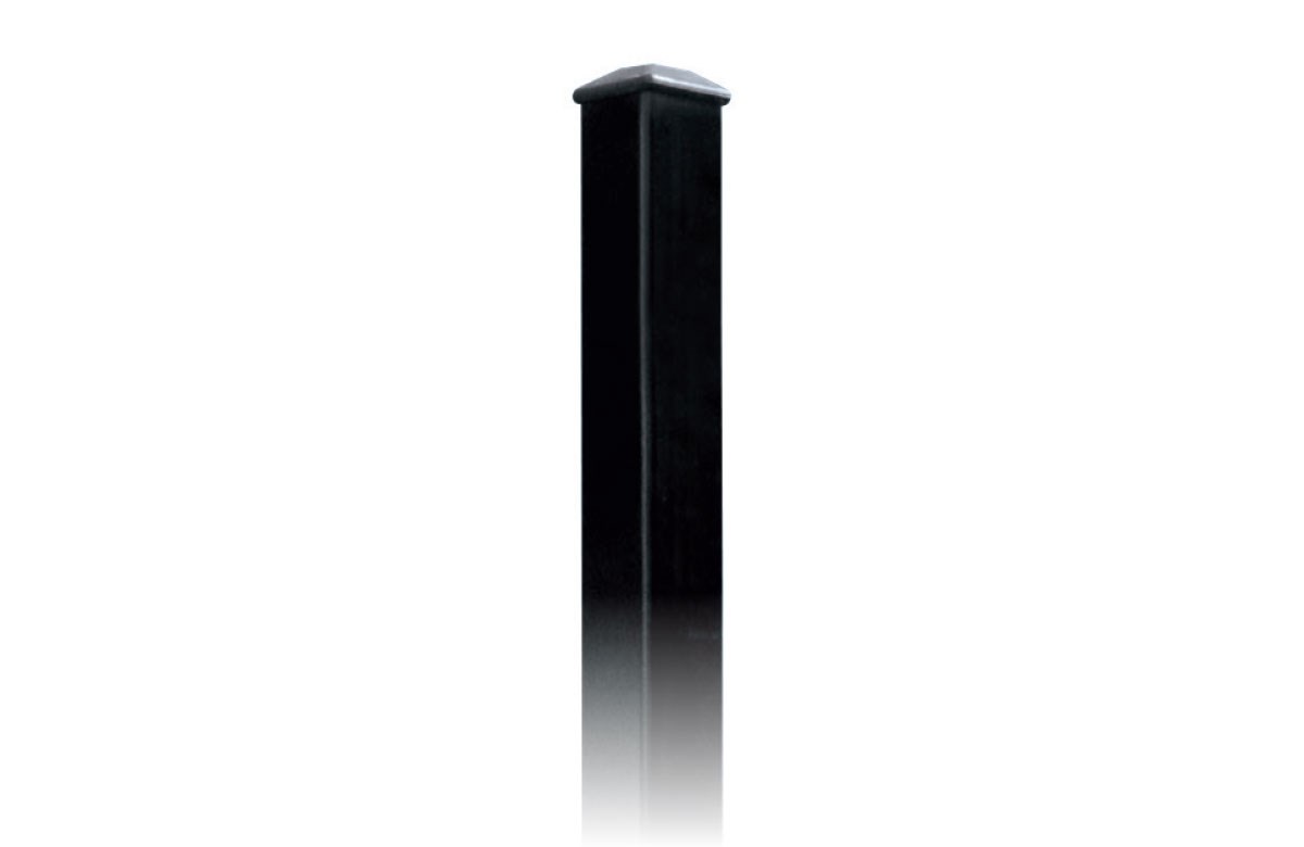 Aluminium Pool Fencing Post - Black