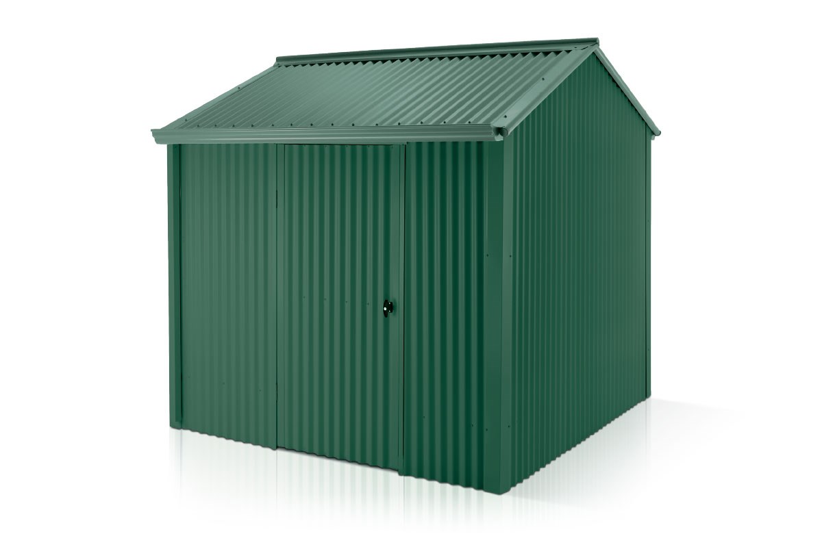 Handi-Heritage Shed H1 2.54X2.52 Roof:Rivergum Wall:Caulfield Green