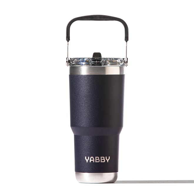 Yabby 950ml Insulated Drink Bottle Black Rock