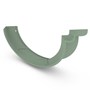 Half Round Gutter Internal Cast Angle 90° Mist Green