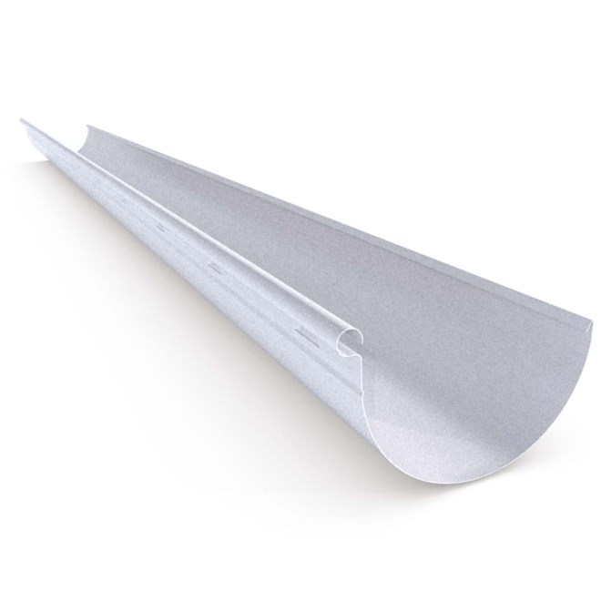 Half Round Gutter Slotted Zinc/Aluminium