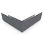 Hi-Square Gutter External Mitre Slotted Granite