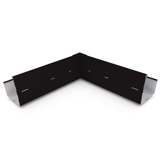 Hi-Square Gutter Internal Mitre Slotted Ebony