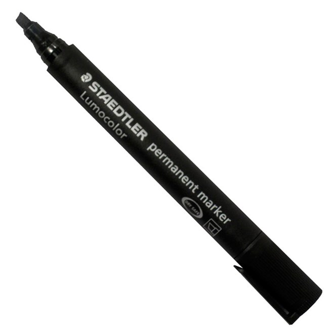 Marker Chisel Black Staedtler