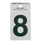 Reflective Green Letterbox Number 45 x 65mm 8