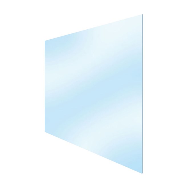 Frameless Glass Fencing Panel 12mm Thick 1250mm W x 1200mm H