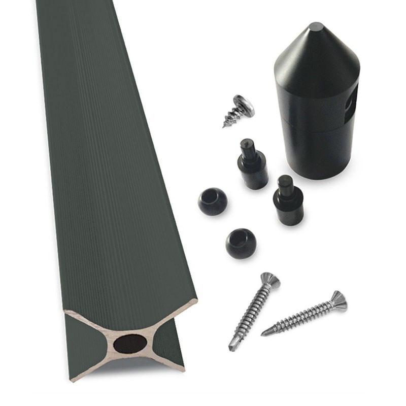 Oscillot Cat Proof Fence DIY Kit 2m Slate Grey