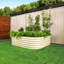 Stratco 9-In-1 Modular Raised Garden Bed Cream