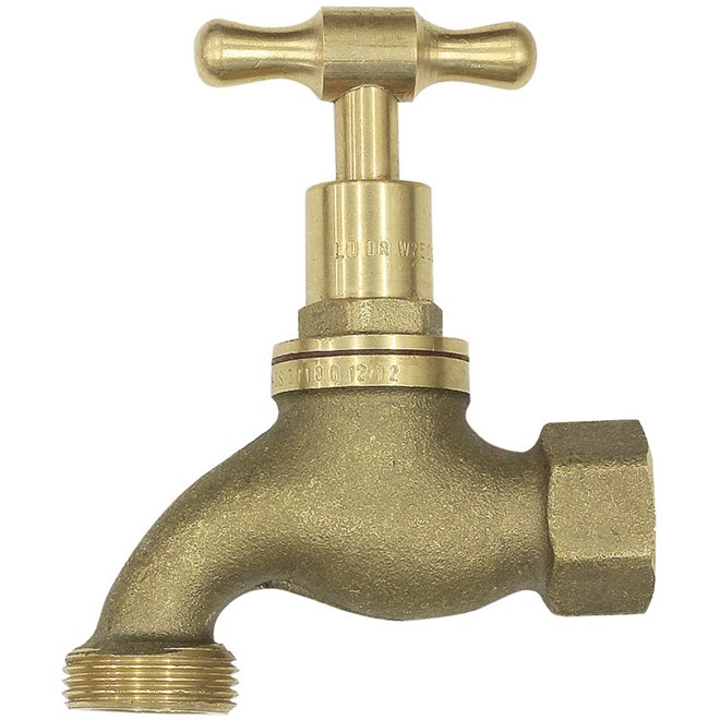 Brass Tap - 15mm - Hose BIB Male