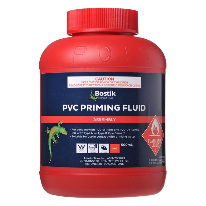 PVC Primer - Red - 500ml