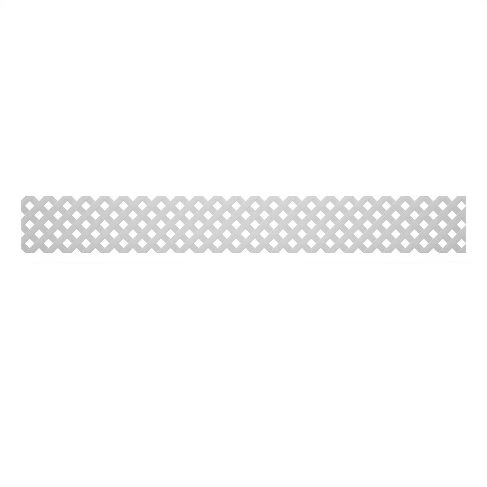 Plastic Lattice 300x2345 White