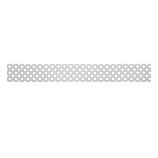 Plastic Lattice 300x2345 White