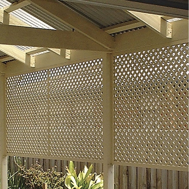 Cream Matrix Plastic Lattice