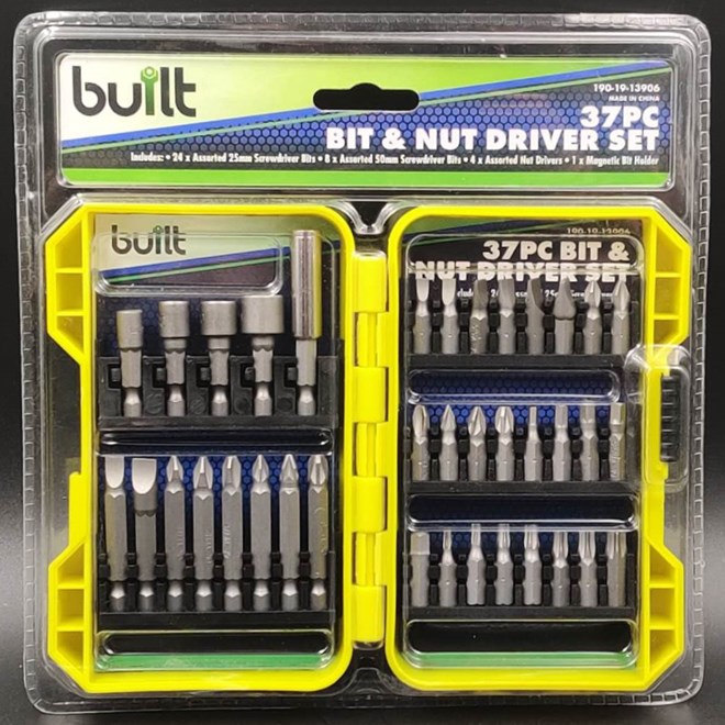 37 Piece Bit &  Nut Driver Set