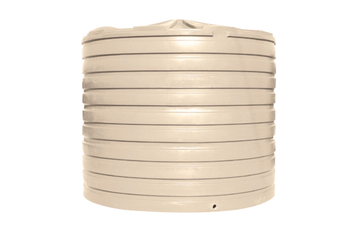 Poly Water Tank 22700L Smooth Cream