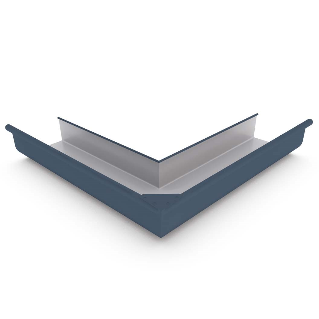 Quad Gutter 150 External Mitre Dark Stone