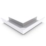 Quad Gutter 150 External Mitre Off White