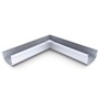 Quad Gutter 150 Internal Mitre Zinc/Aluminium