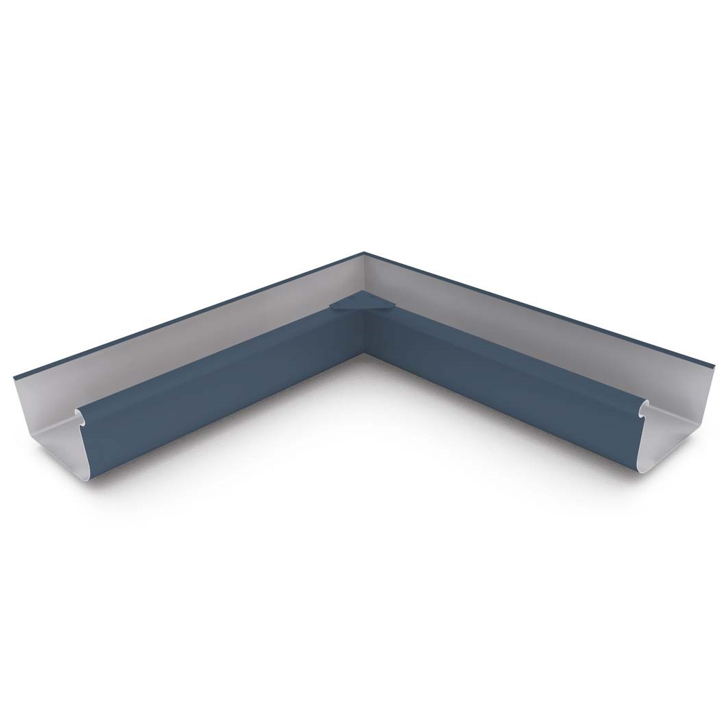 Quad Gutter 150 Internal Mitre Dark Stone