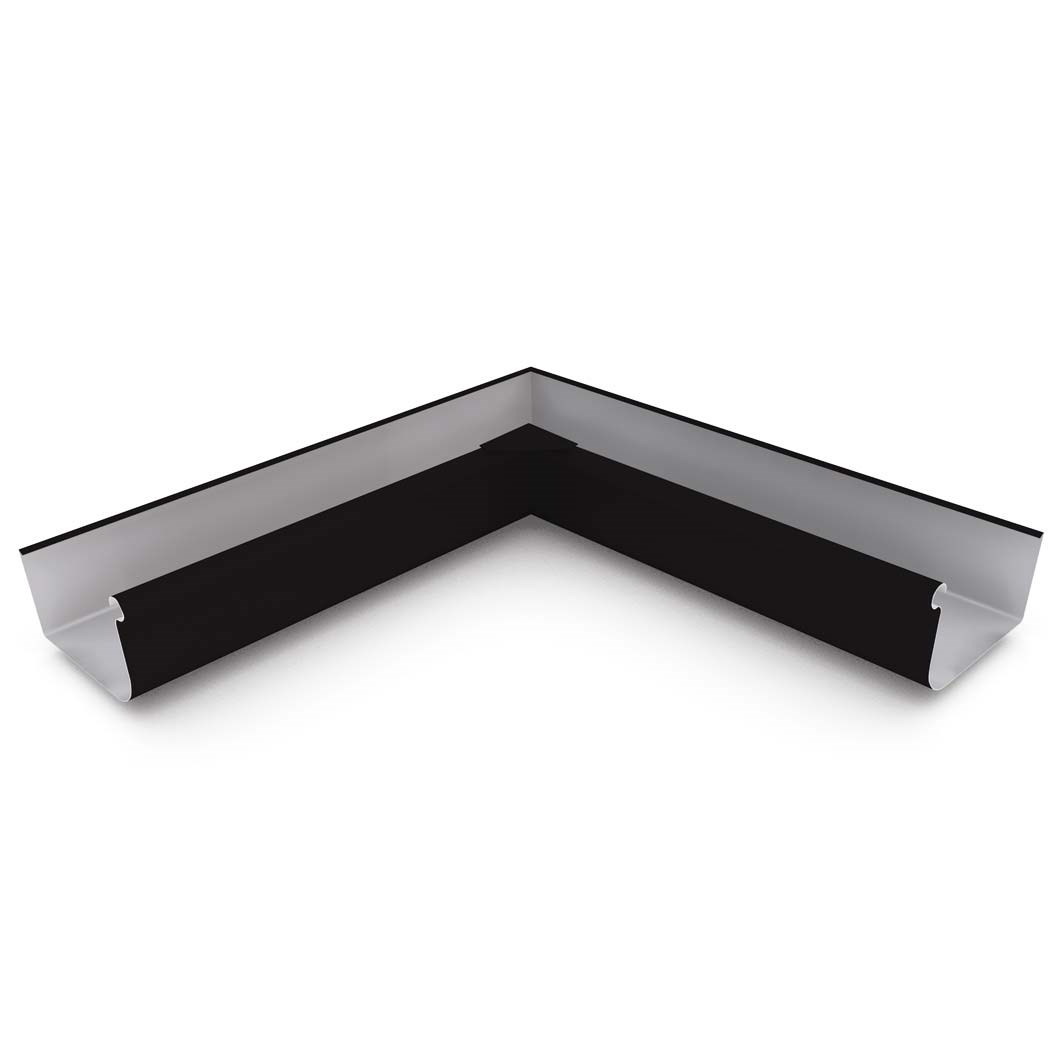 Quad Gutter 150 Internal Mitre Ebony