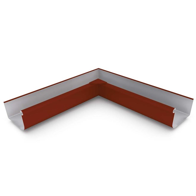 Quad Gutter 150 Internal Mitre Heritage Red