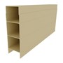 Alumawall Retaining Wall Stackable Sleeper 50x150mm x 2385mm Primrose